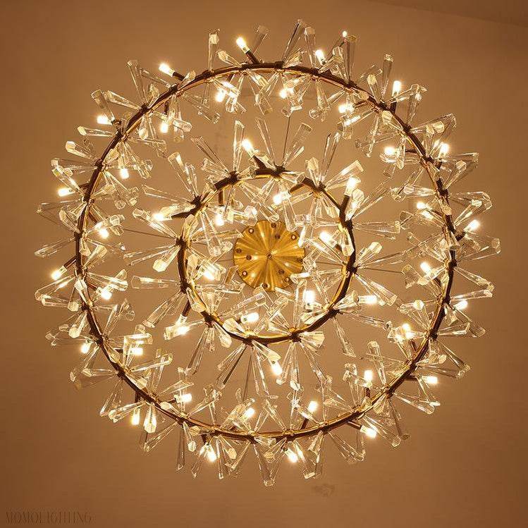 Kylia Ring Crystal Chandelier-Momo Lighting