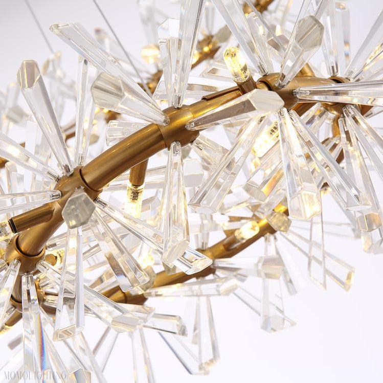 Kylia Ring Crystal Chandelier-Momo Lighting