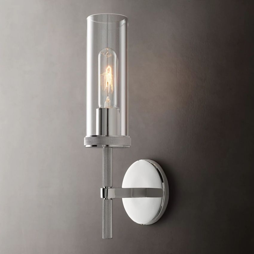 Lambe Knurled Wall Sconce 14"H