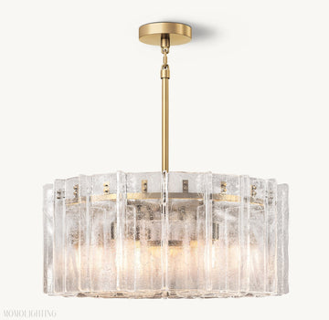 Lanttace Round Chandelier 37"-Momo Lighting
