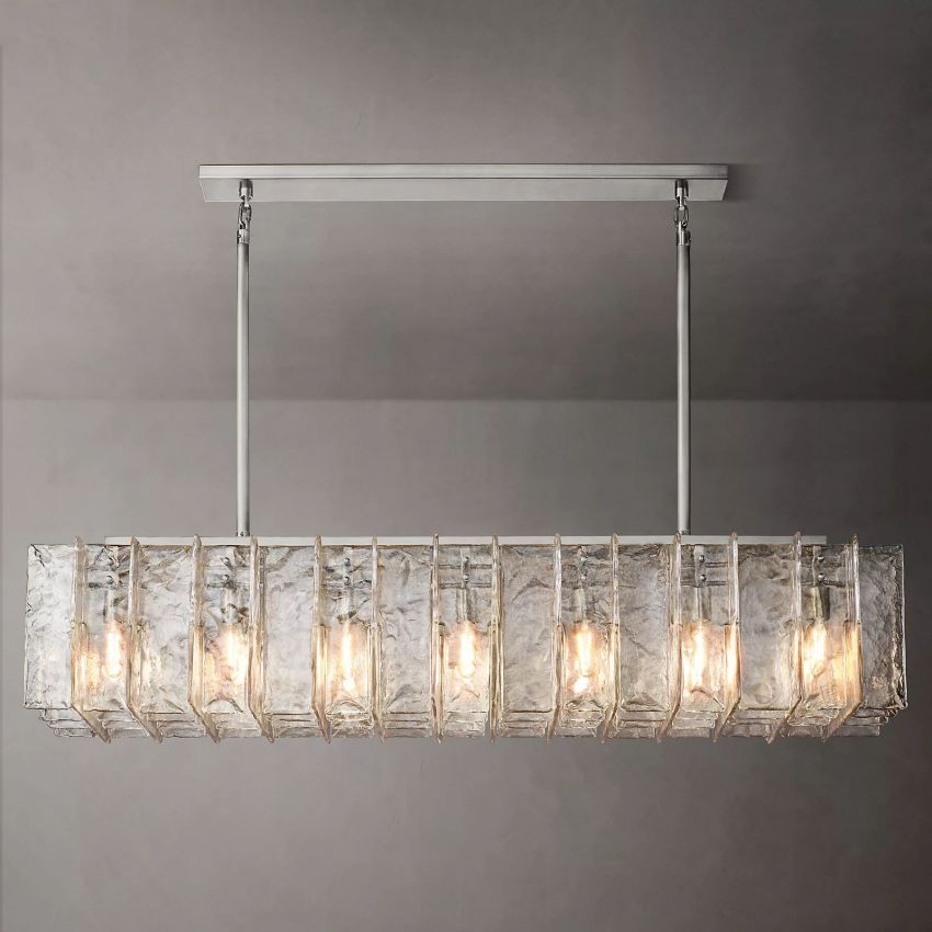 Lattic Rectangle Chandelier 67"-Momo Lighting