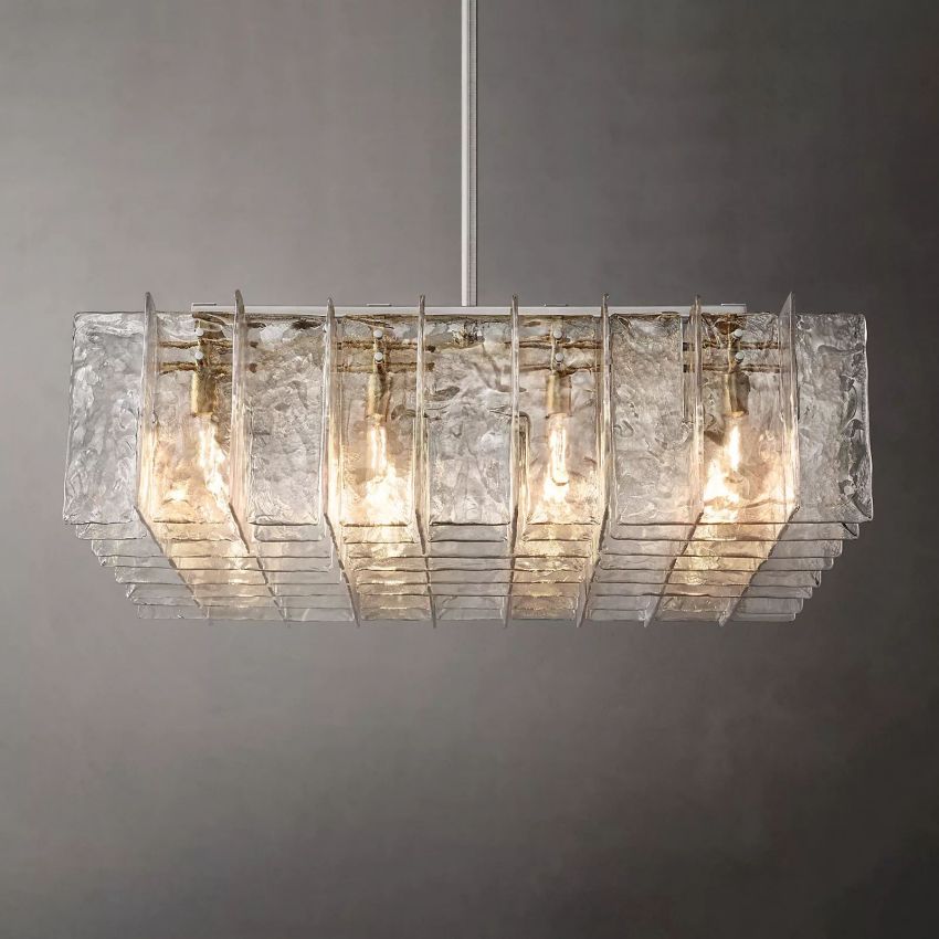 Matrice Square Chandelier 49"