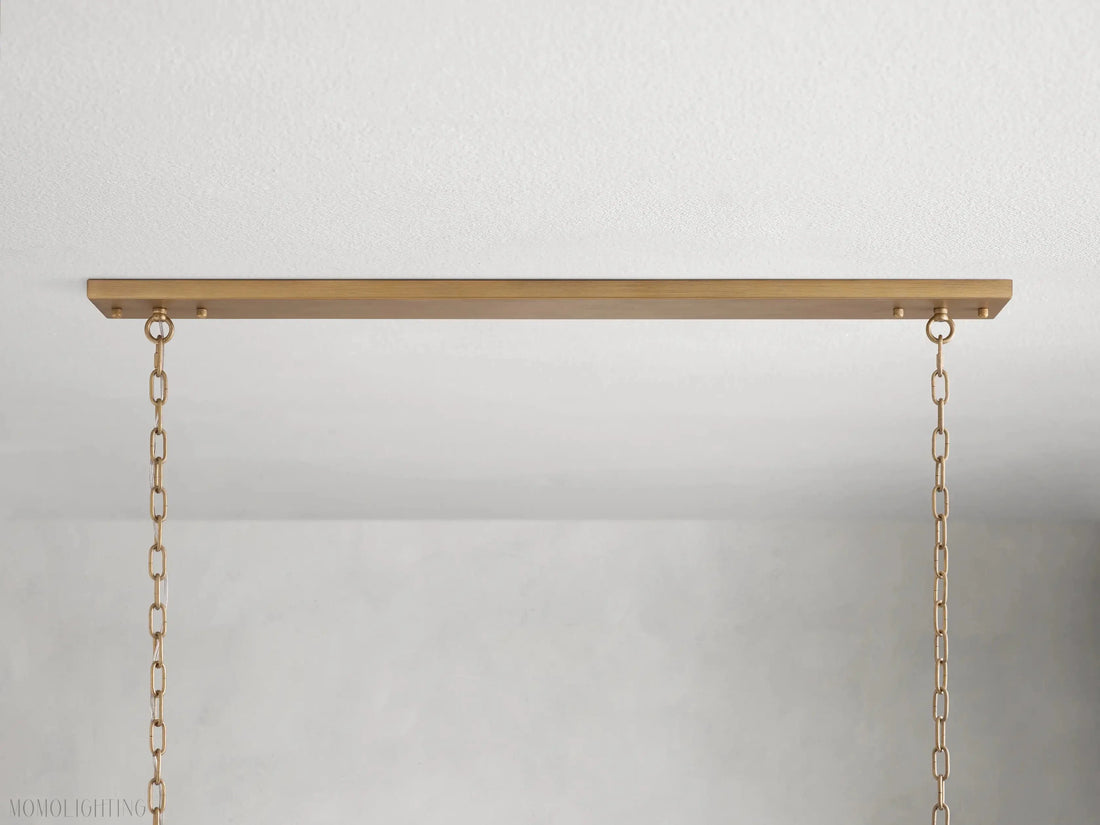 Leyland Rectangular Chandelier-Momo Lighting