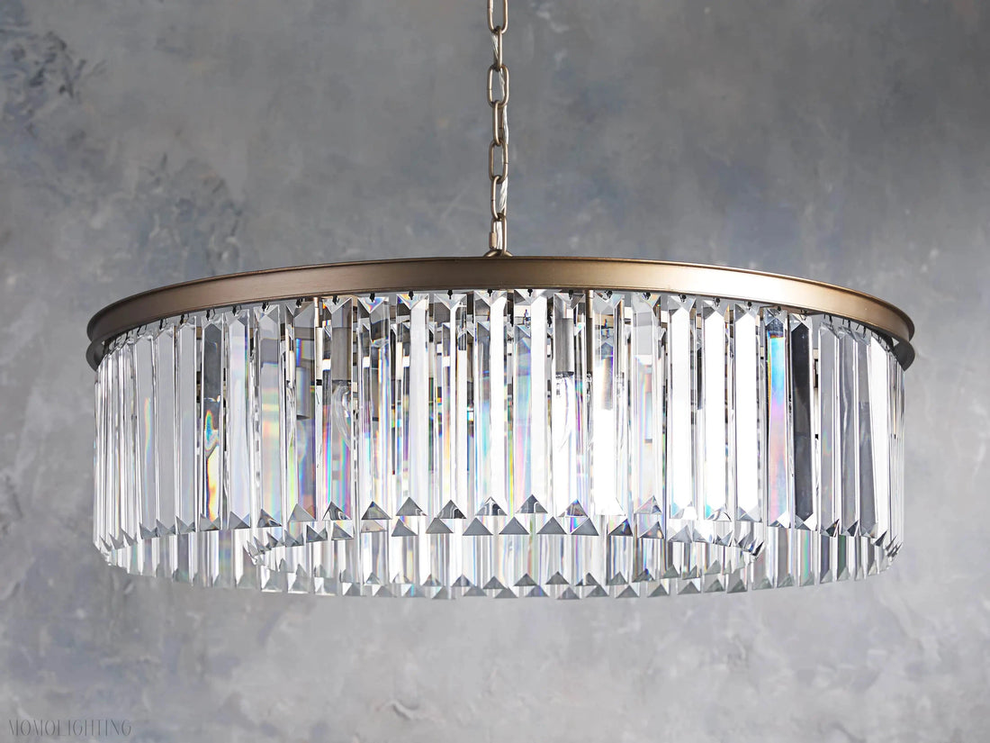 Leyland Round Chandelier-Momo Lighting