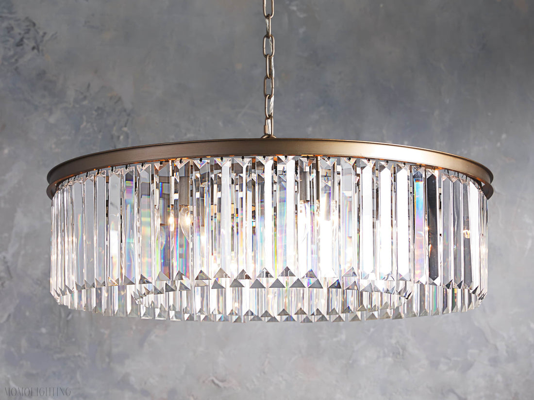 Leyland Round Chandelier-Momo Lighting