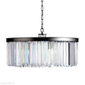 Leyland Round Living Room Glass Chandelier