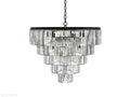 Leyland Tiered Round Chandelier-Momo Lighting