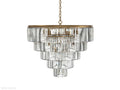 Leyland Tiered Round Chandelier-Momo Lighting