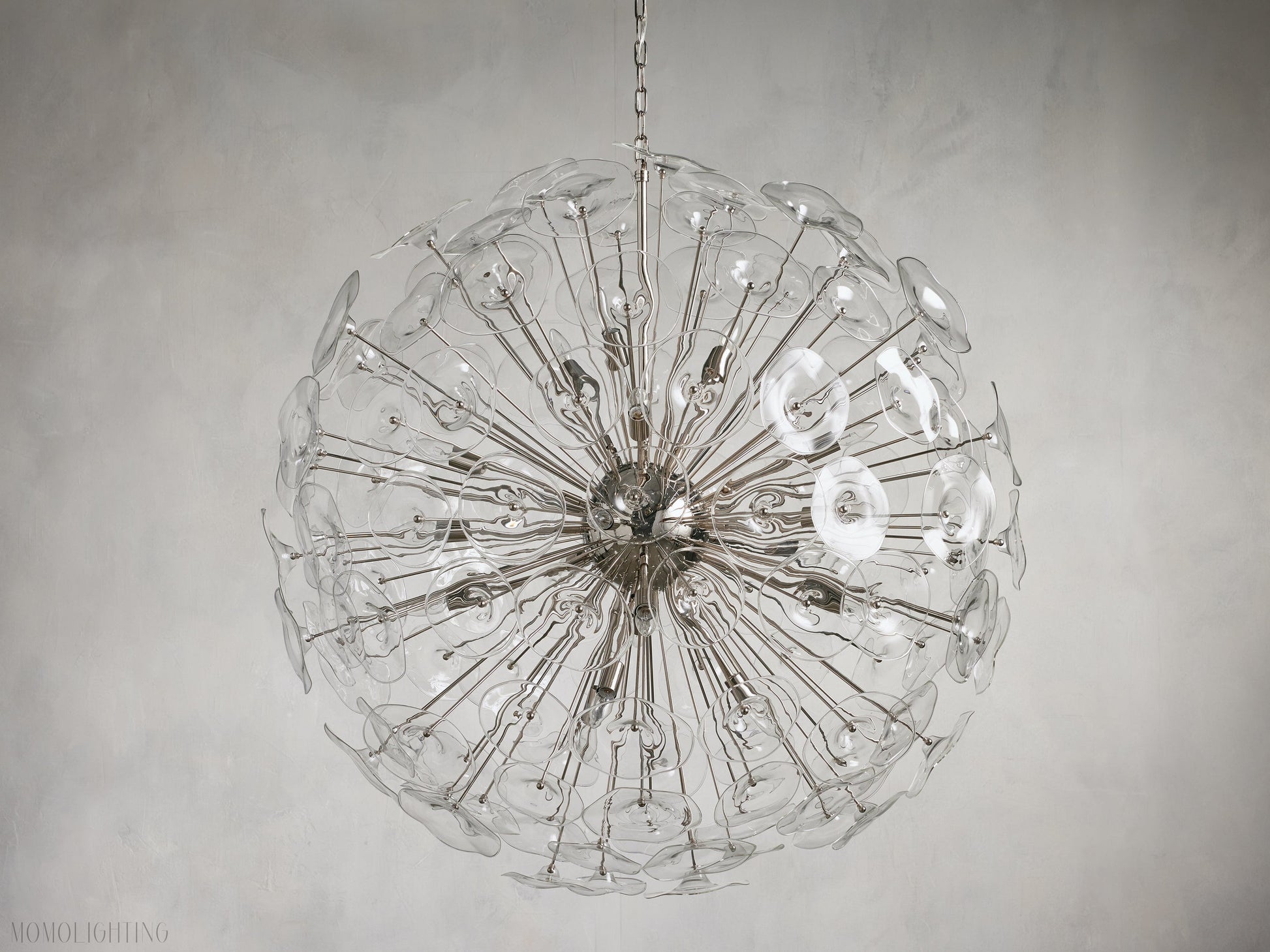 Lily Round Chandelier 25'' 34'' 43''-Momo Lighting