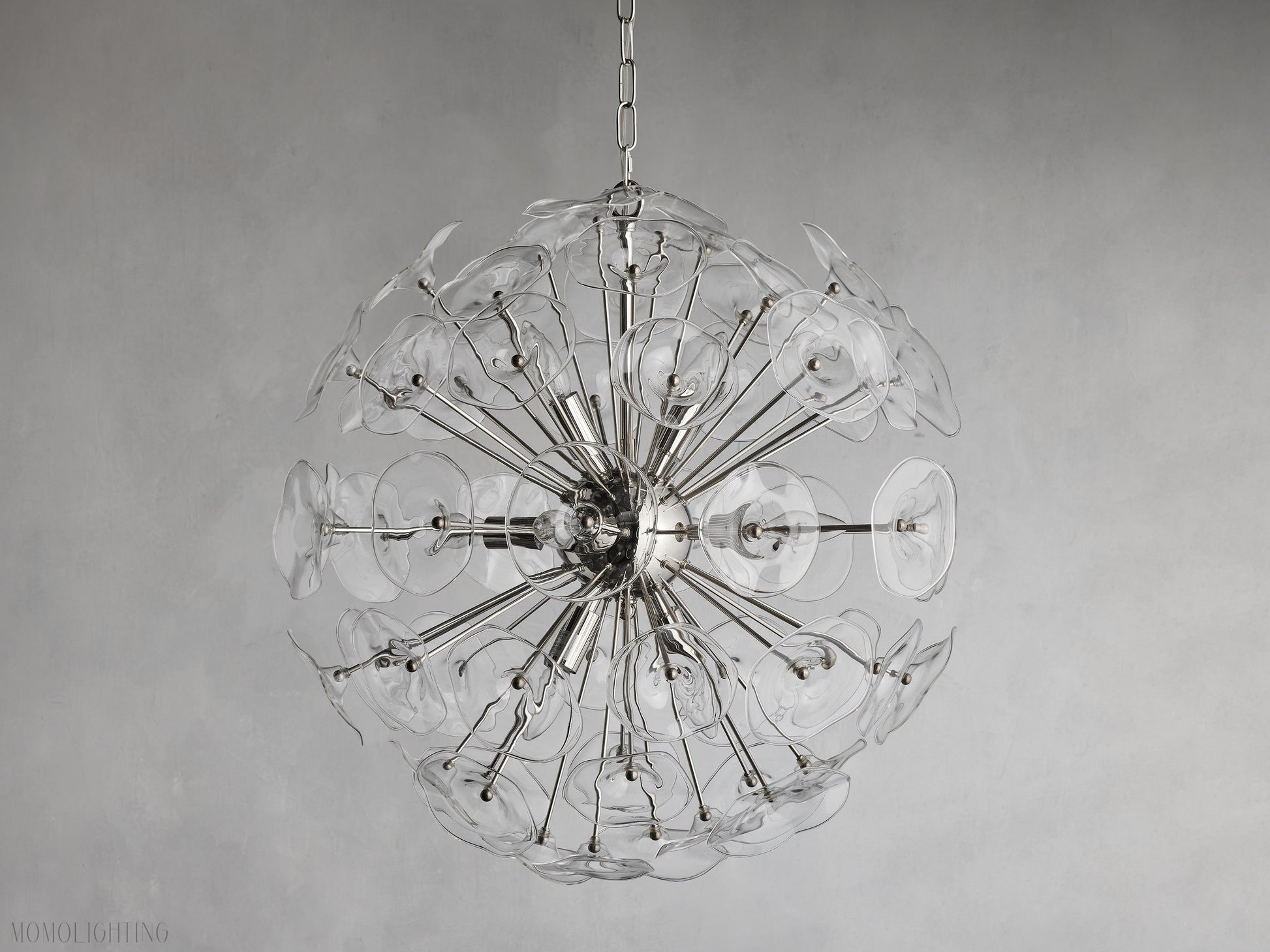 Lily Round Chandelier 25'' 34'' 43''-Momo Lighting