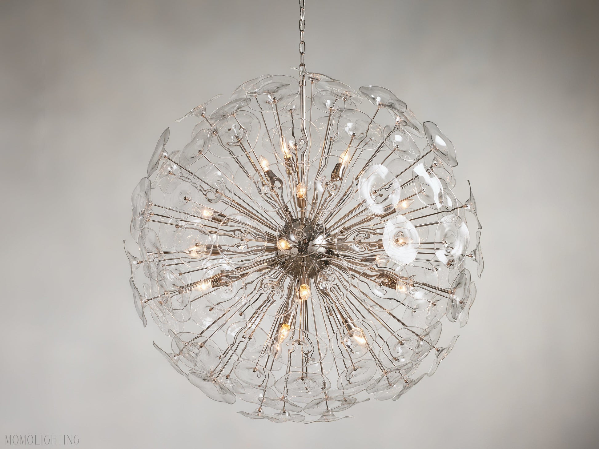 Lily Round Chandelier 25'' 34'' 43''-Momo Lighting