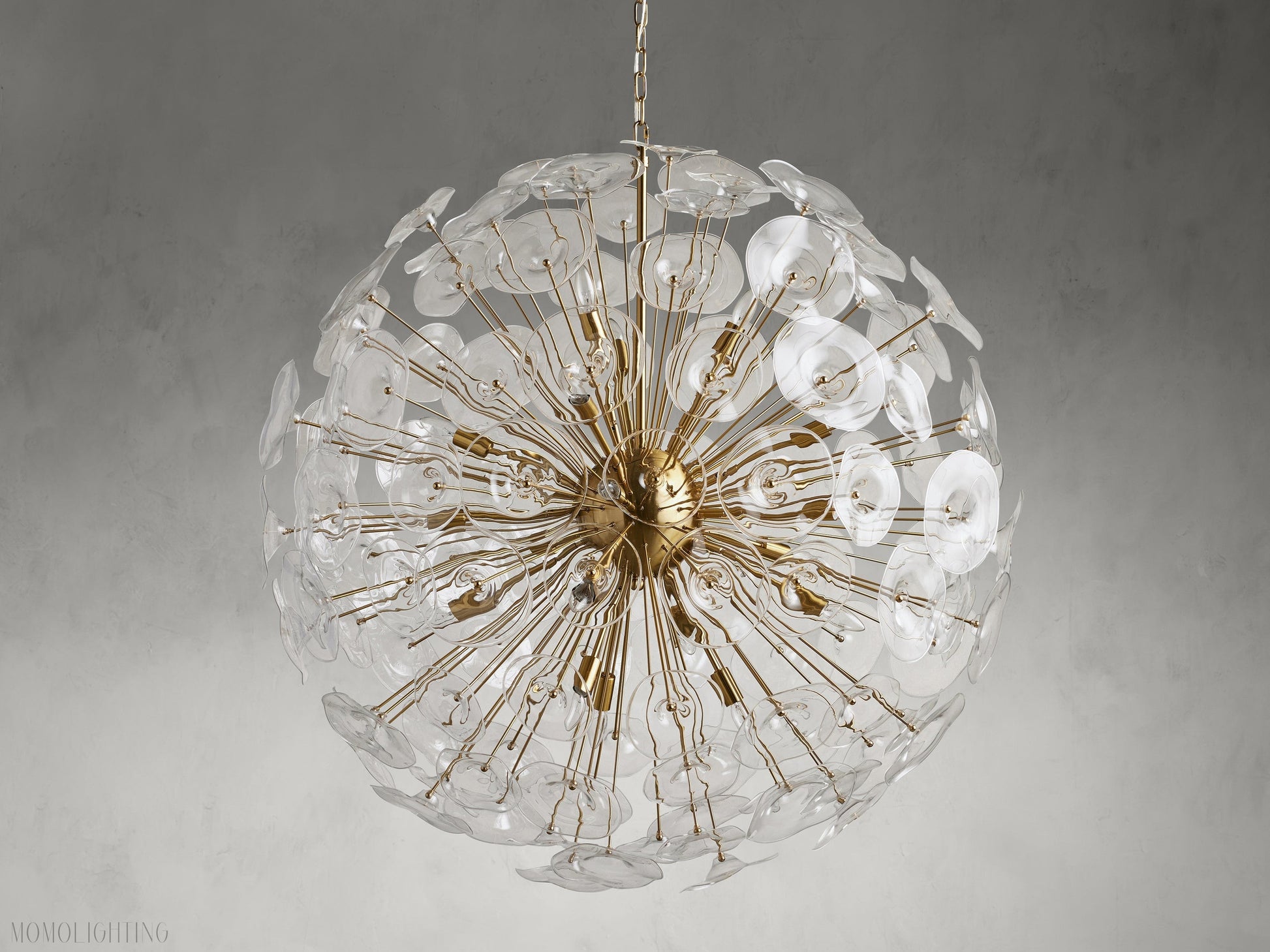 Lily Round Chandelier 25'' 34'' 43''-Momo Lighting