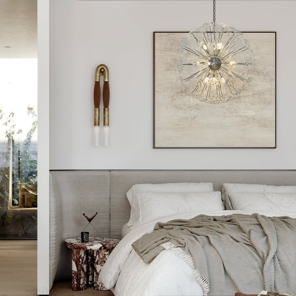 Lily Round Chandelier 25'' 34'' 43''-Momo Lighting