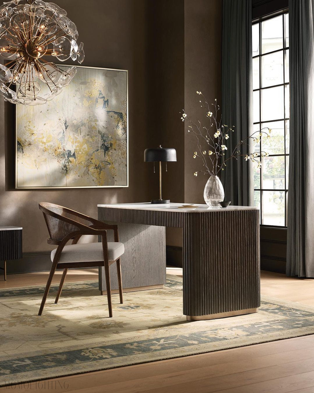 Lily Round Chandelier 25'' 34'' 43''-Momo Lighting