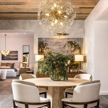 Lily Round Chandelier 25'' 34'' 43''-Momo Lighting