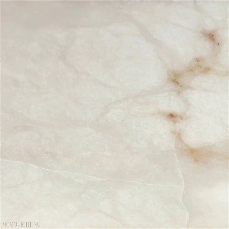 Luccas Contemporary Alabaster 5-Light Chandelier-Momo Lighting