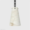 Luccas Contemporary Alabaster 5-Light Chandelier-Momo Lighting