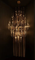 Luxury 5-Tier Crystal Rods Luxury Gala Chandelier-Momo Lighting