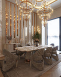 Luxury 5-Tier Crystal Rods Luxury Gala Chandelier-Momo Lighting