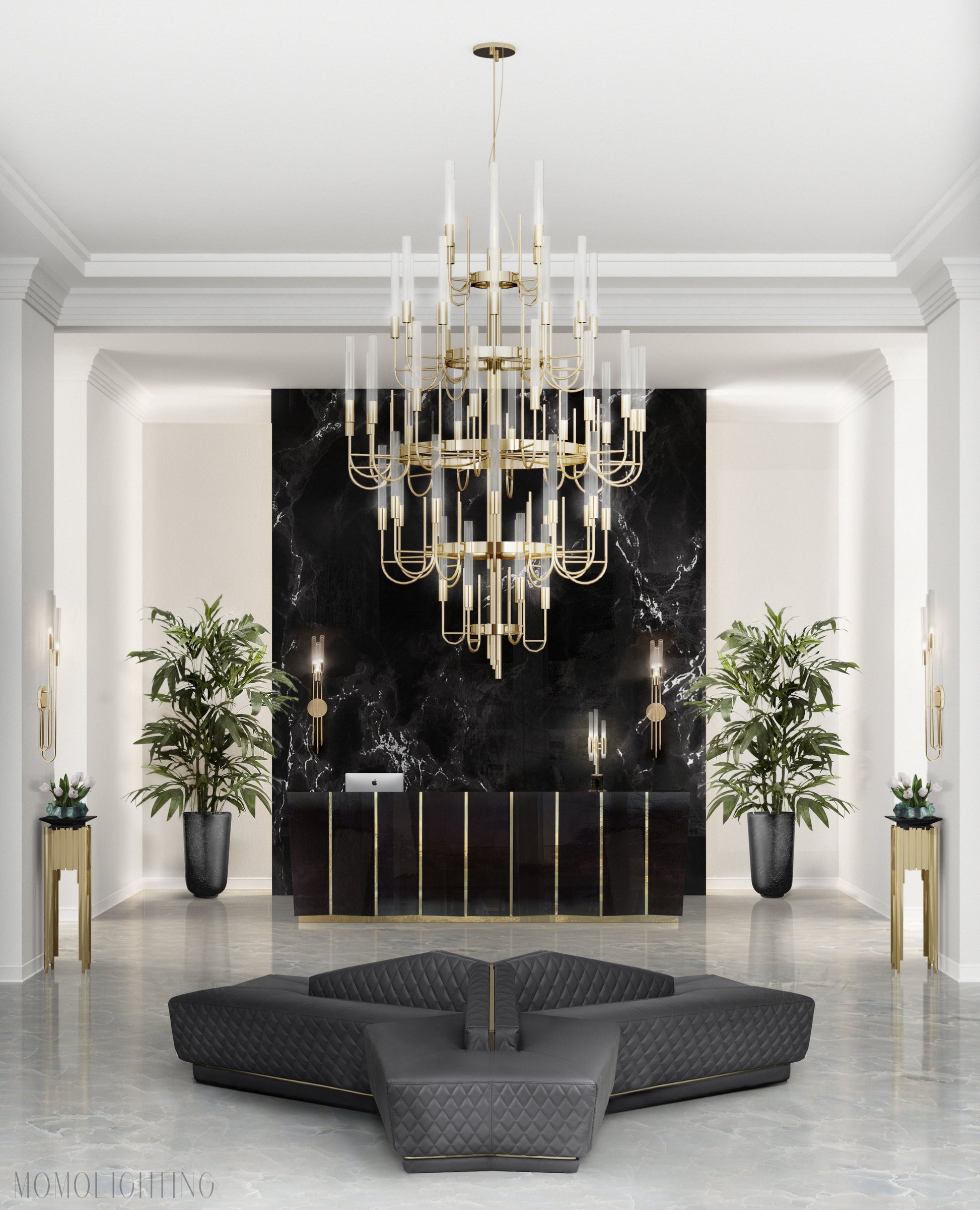 Luxury Gala 52 Light Crystal Modern Chandelier-Momo Lighting