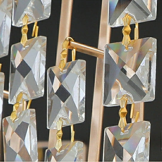 Luxury Hotel Hallway Ceiling Lighting Fixture Large Round Crystal Chandelier For Foyer Living Room Staircase-Momo Lighting