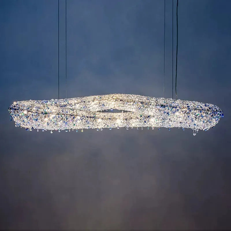 Luxury Infinity Crystal Chandelier for Living/Dining Room-Momo Lighting