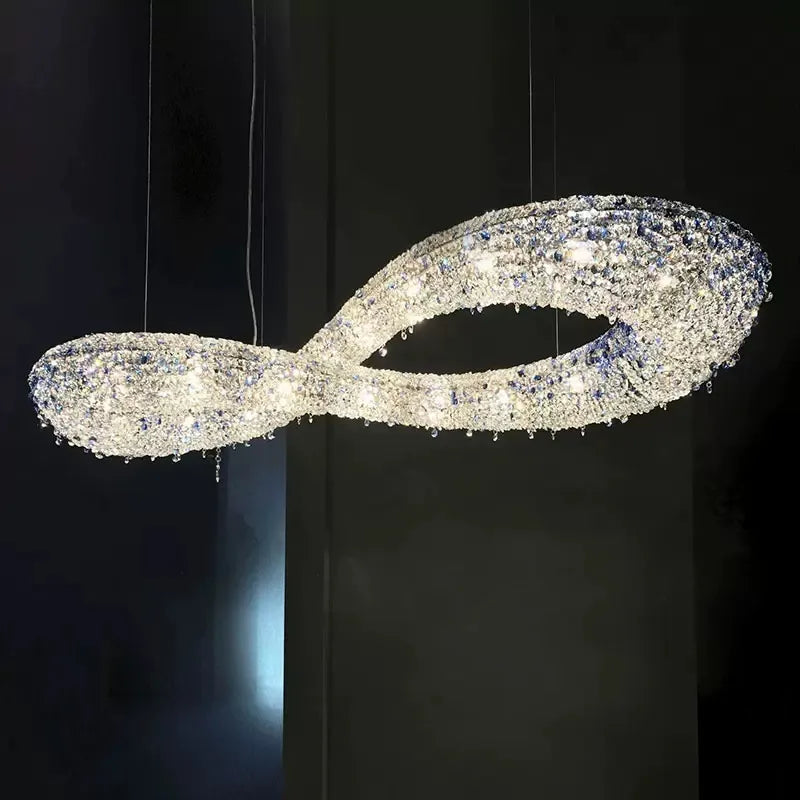 Luxury Infinity Crystal Chandelier for Living/Dining Room-Momo Lighting