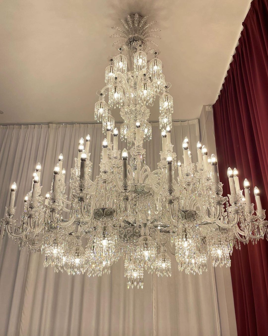 Luxury Large Multi Candles Chandelier Islam Crystal Ceiling Lighting Fixture For Living Room/ Hall Decoration-Momo Lighting