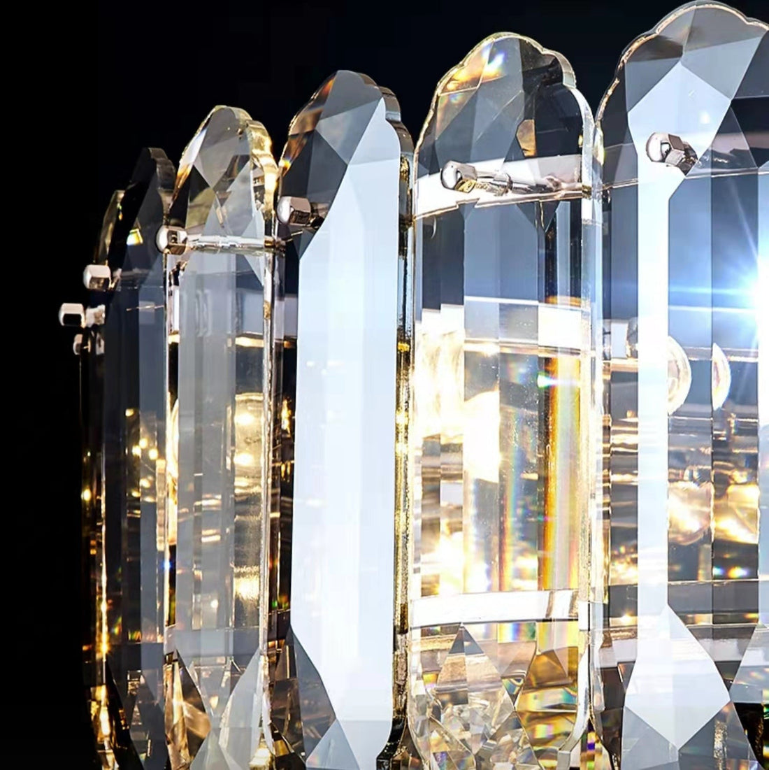 Luxury Smoke Gray K9 Crystal Chandeliers for Dining Room/Living Room-Momo Lighting