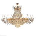 Machine Large Chrome Gold Crystal Chandelier Light Fixtures-Momo Lighting