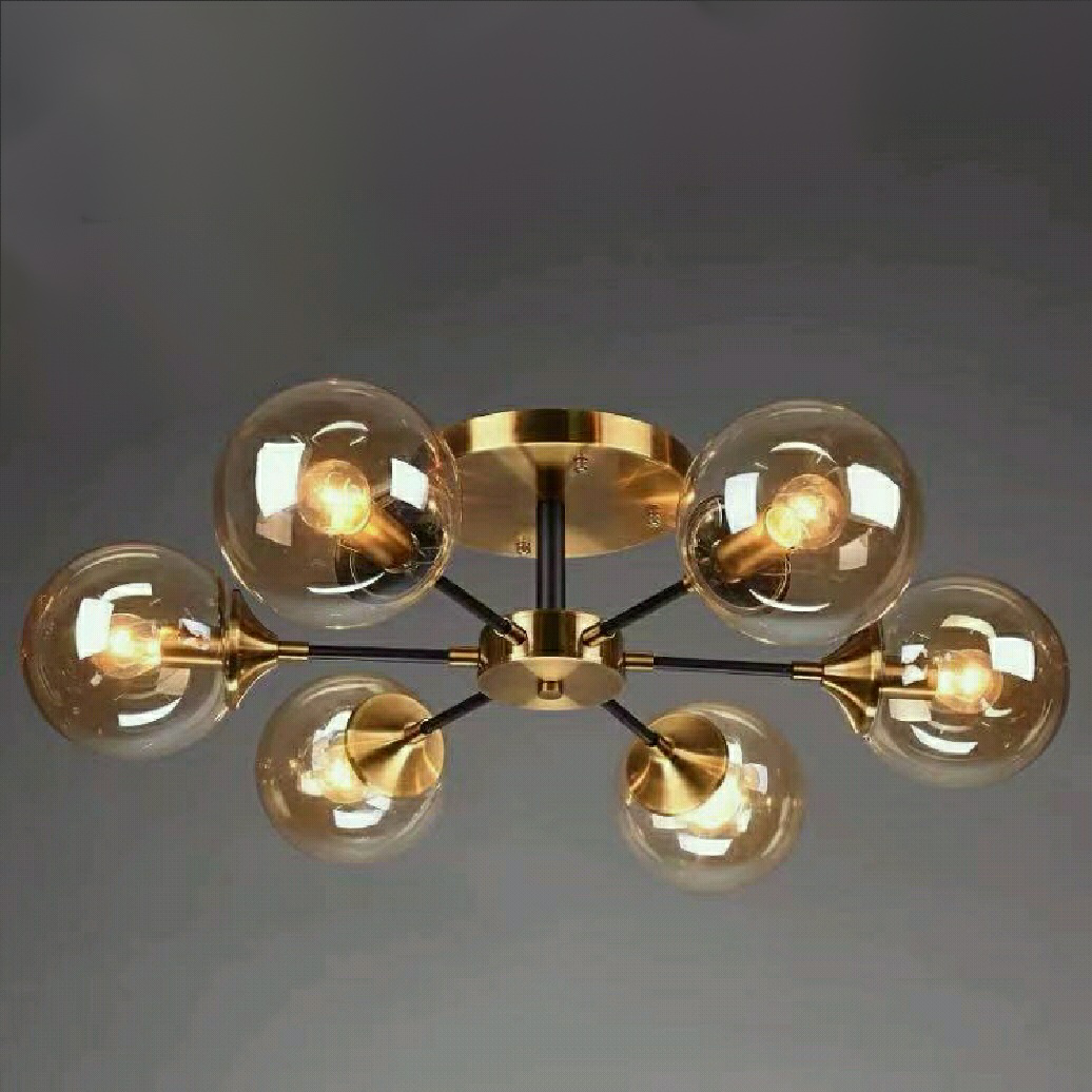 Magic Bean Molecular Chandelier Living Room Ceiling Light Modern Glass Ball Lamp-Momo Lighting