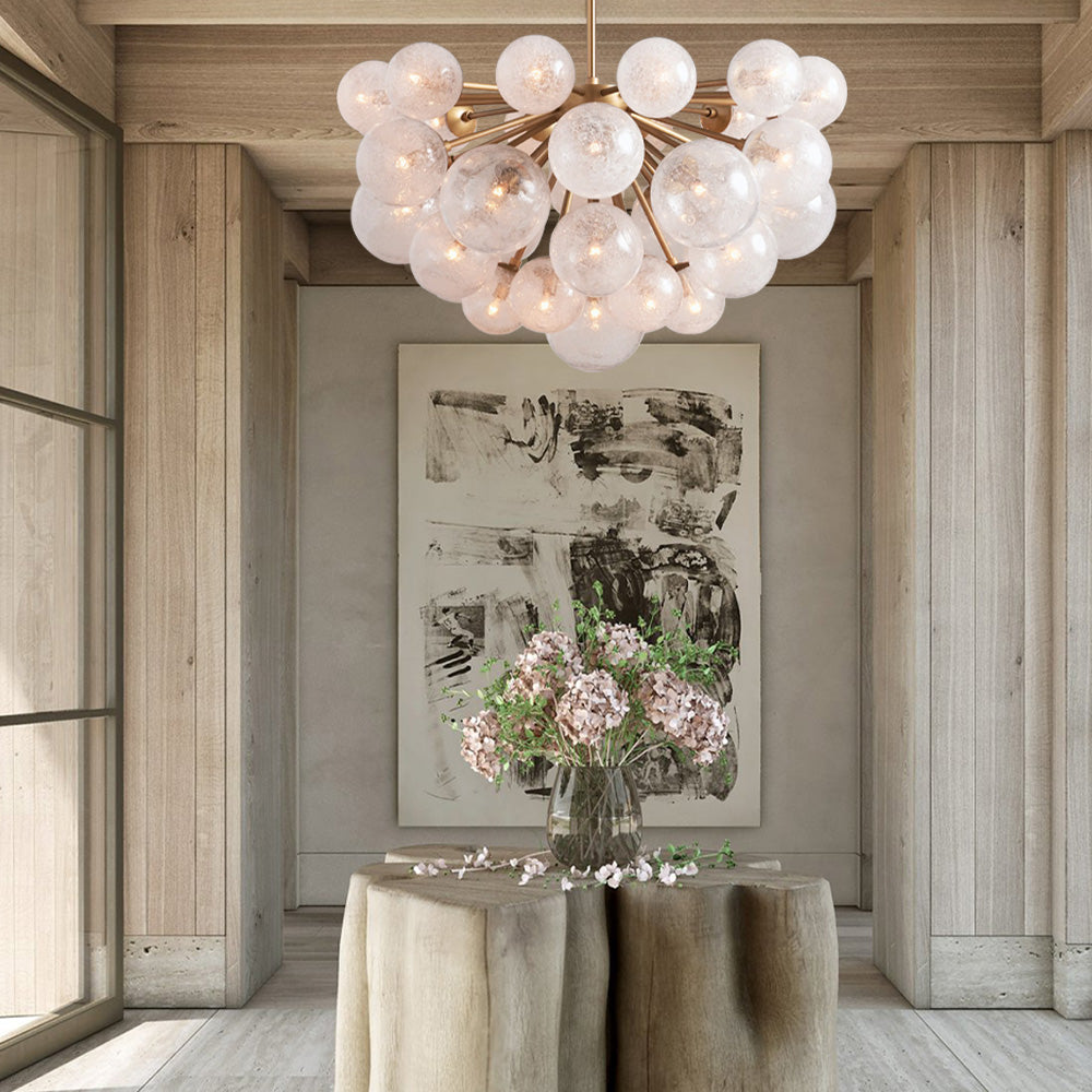 Mandoza Round Chandelier-Momo Lighting