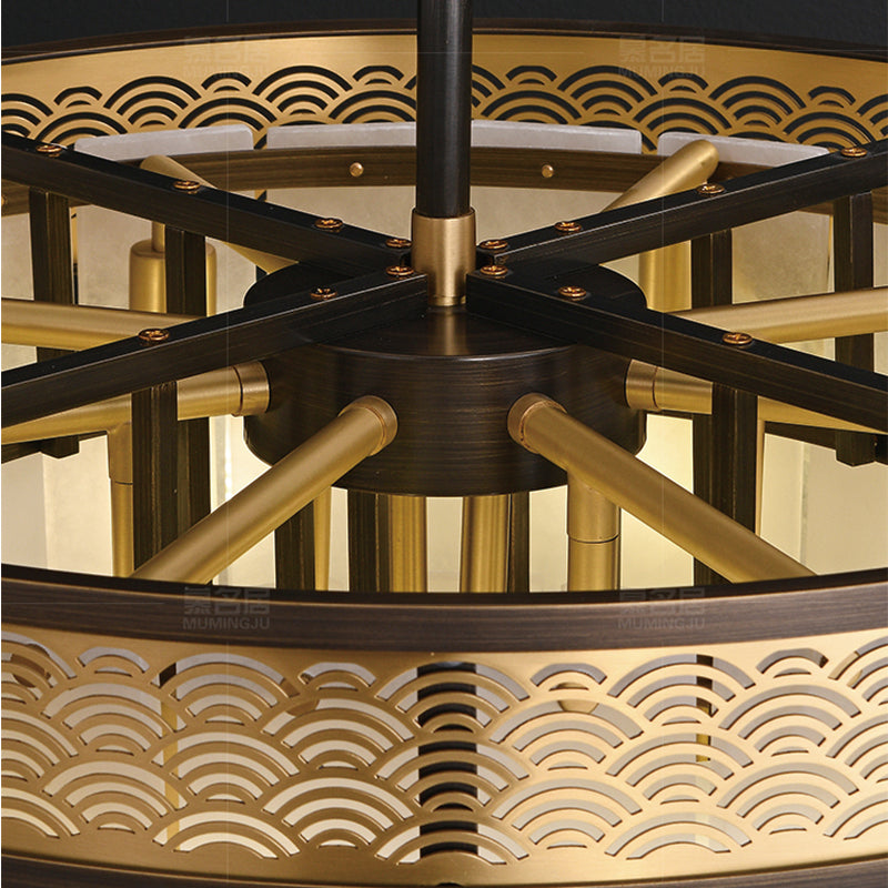 Marble Lorry Multi-layer Classic Chandelier-Momo Lighting