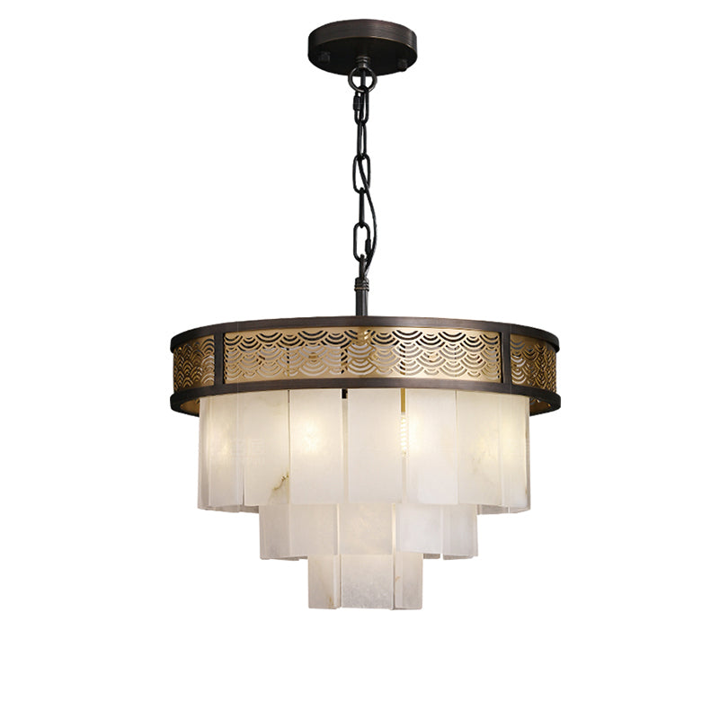 Marble Lorry Multi-layer Classic Chandelier-Momo Lighting