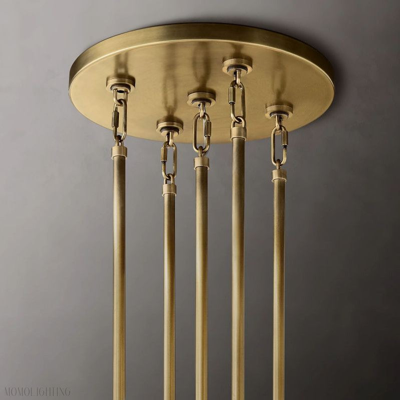 Marigan K9 Crystal Round Chandelier 60"-Momo Lighting