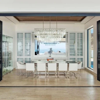 Marigan Tier K9 Crystal Rectangle Chandelier-Momo Lighting