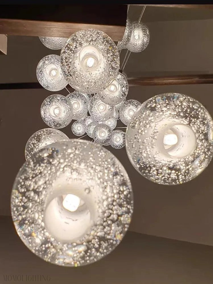 Merida Ball Crystal Chandelier-Momo Lighting