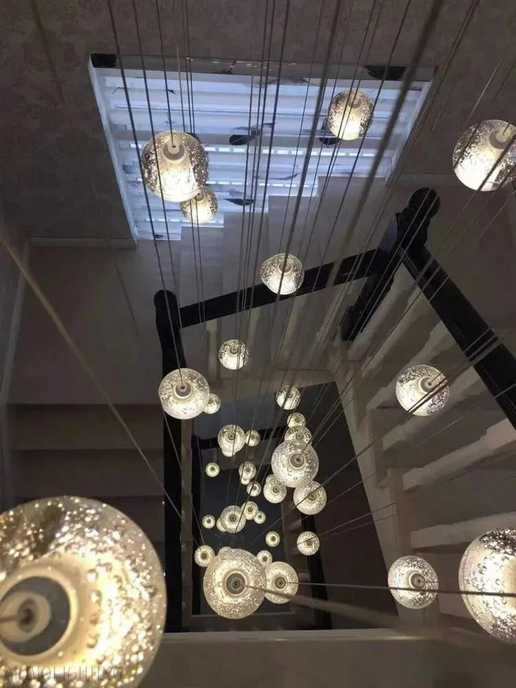 Merida Ball Crystal Chandelier-Momo Lighting