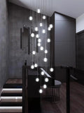 Merida Ball Crystal Chandelier-Momo Lighting