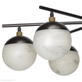 Metro Alabaster 6 Light Chandelier-Momo Lighting
