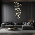 Mia Foyer & Staircase Ring Chandelier-Momo Lighting