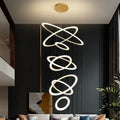 Mia Foyer & Staircase Ring Chandelier-Momo Lighting