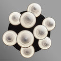 Modern Alabaster Cone Cluster Chandelier-Momo Lighting