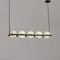 Modern Alabaster Cubic Island Chandelier, Kitchen Island Pendant Light, Pendant Lamp Over Dining Table-Momo Lighting