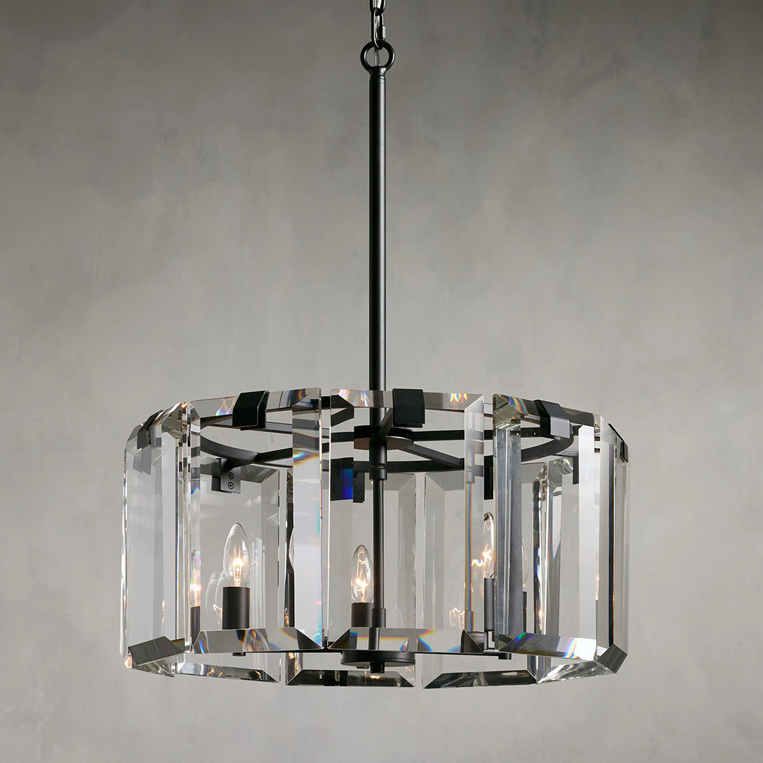 Modern Amaya Round Chandelier-Momo Lighting