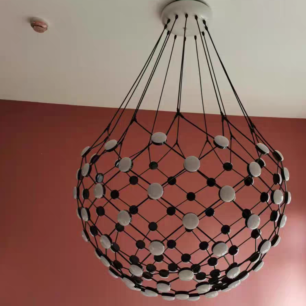 Modern Basket Chandelier for Living/Dining Room-Momo Lighting
