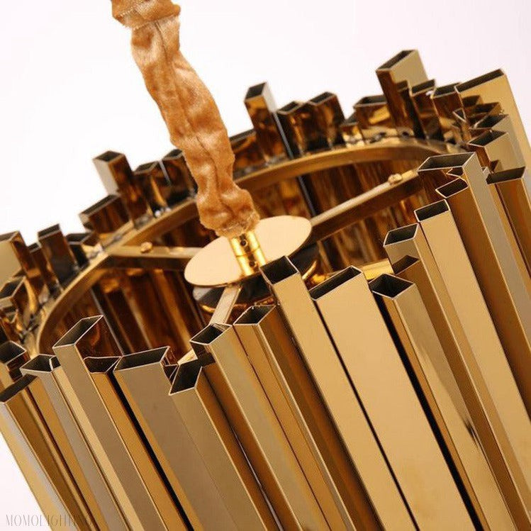 Modern Cream Crystal Pendant Chandelier-Momo Lighting