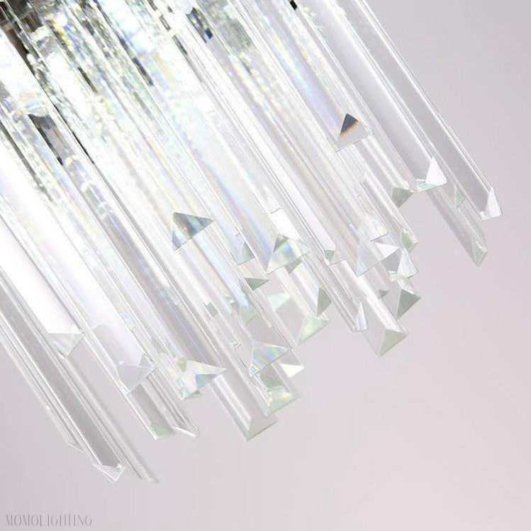 Modern Cream Crystal Pendant Chandelier-Momo Lighting