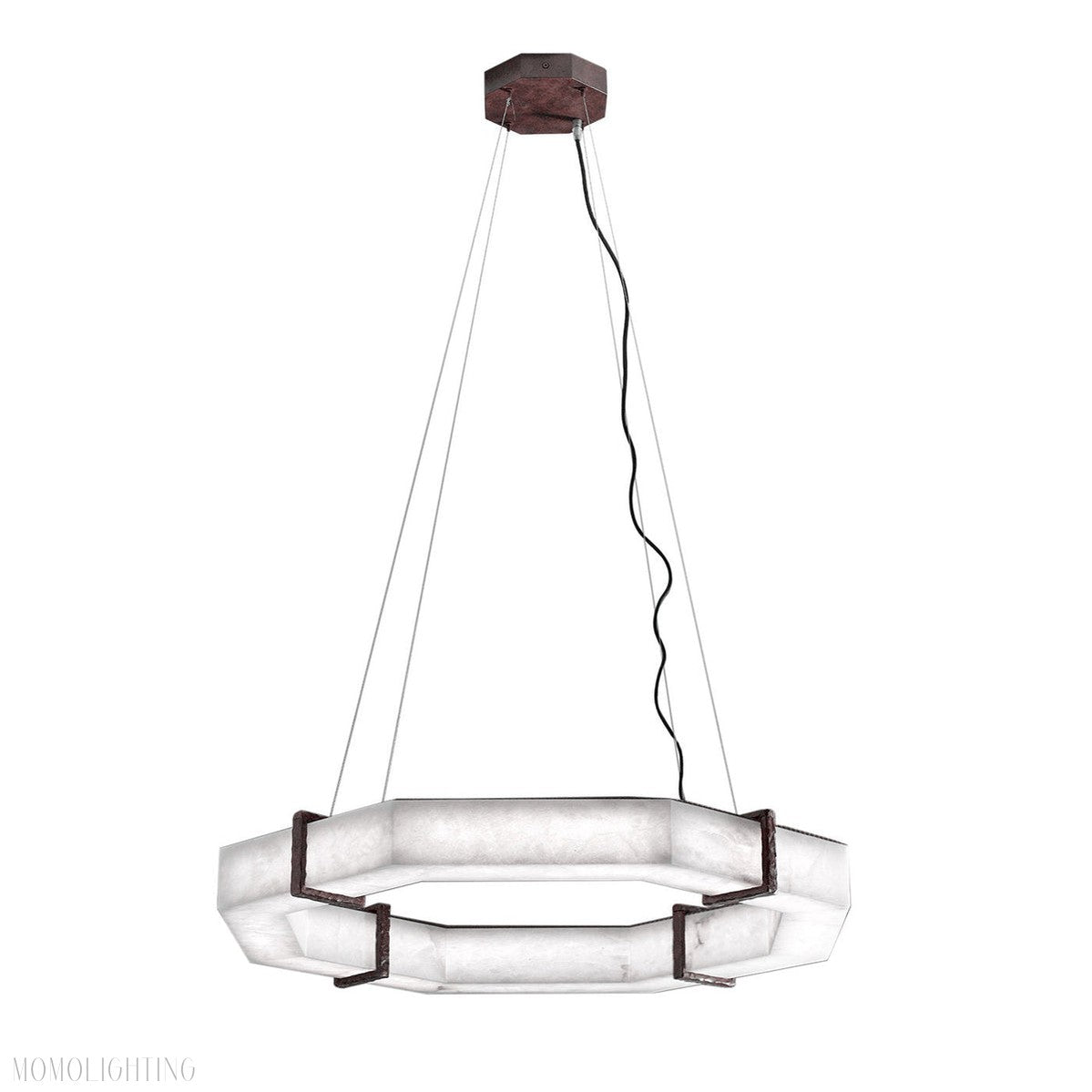 Modern Creative Retro Alabaster Chandelier-Momo Lighting