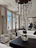 Modern Floating Raindrop Chandelier for Living Room/Staircase/Foyer-Momo Lighting